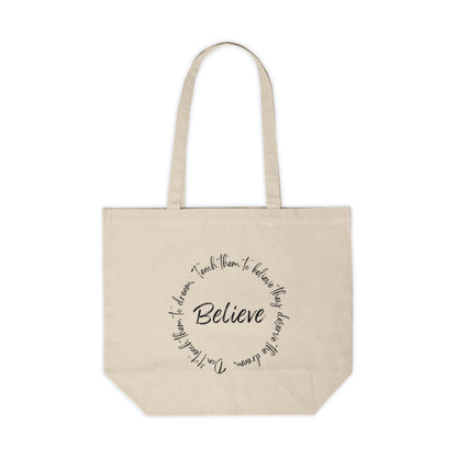 Canvas Shopping Tote