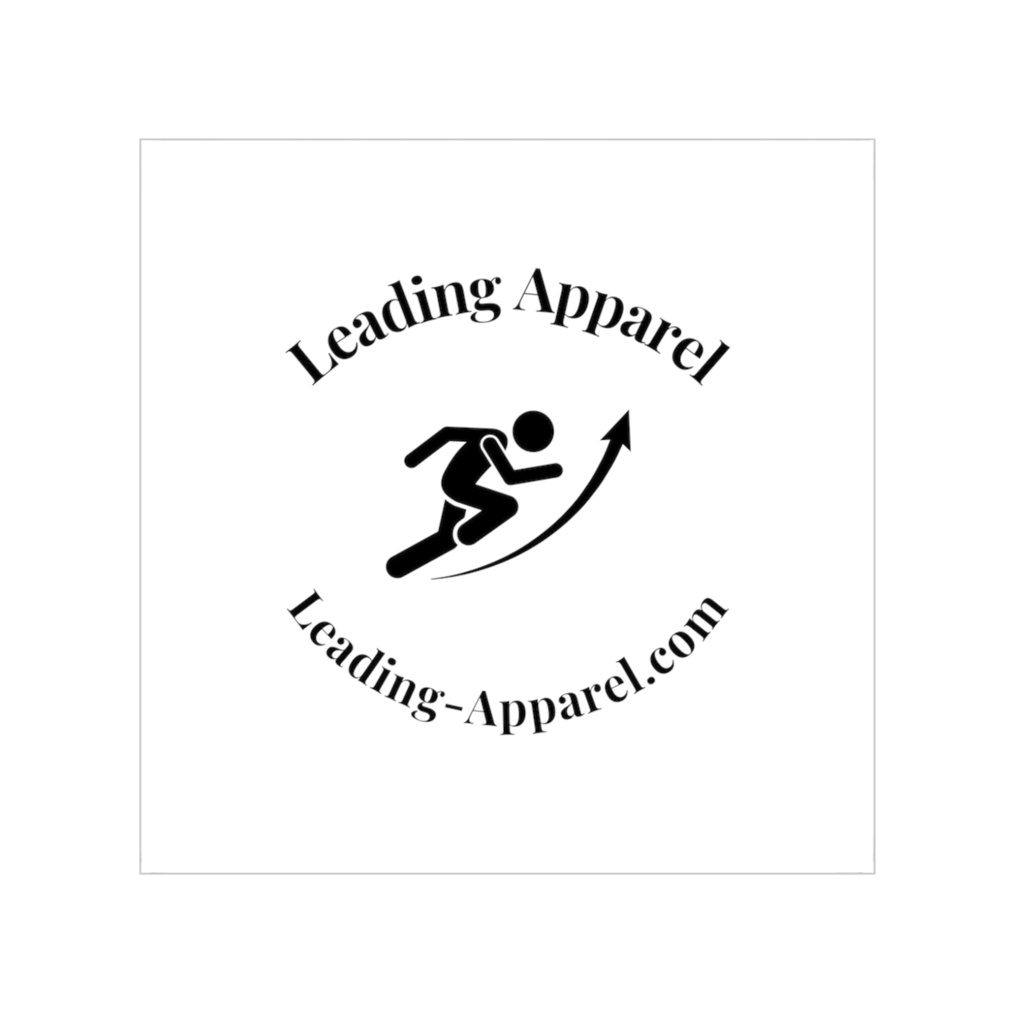 Leading Apparel logo sticker